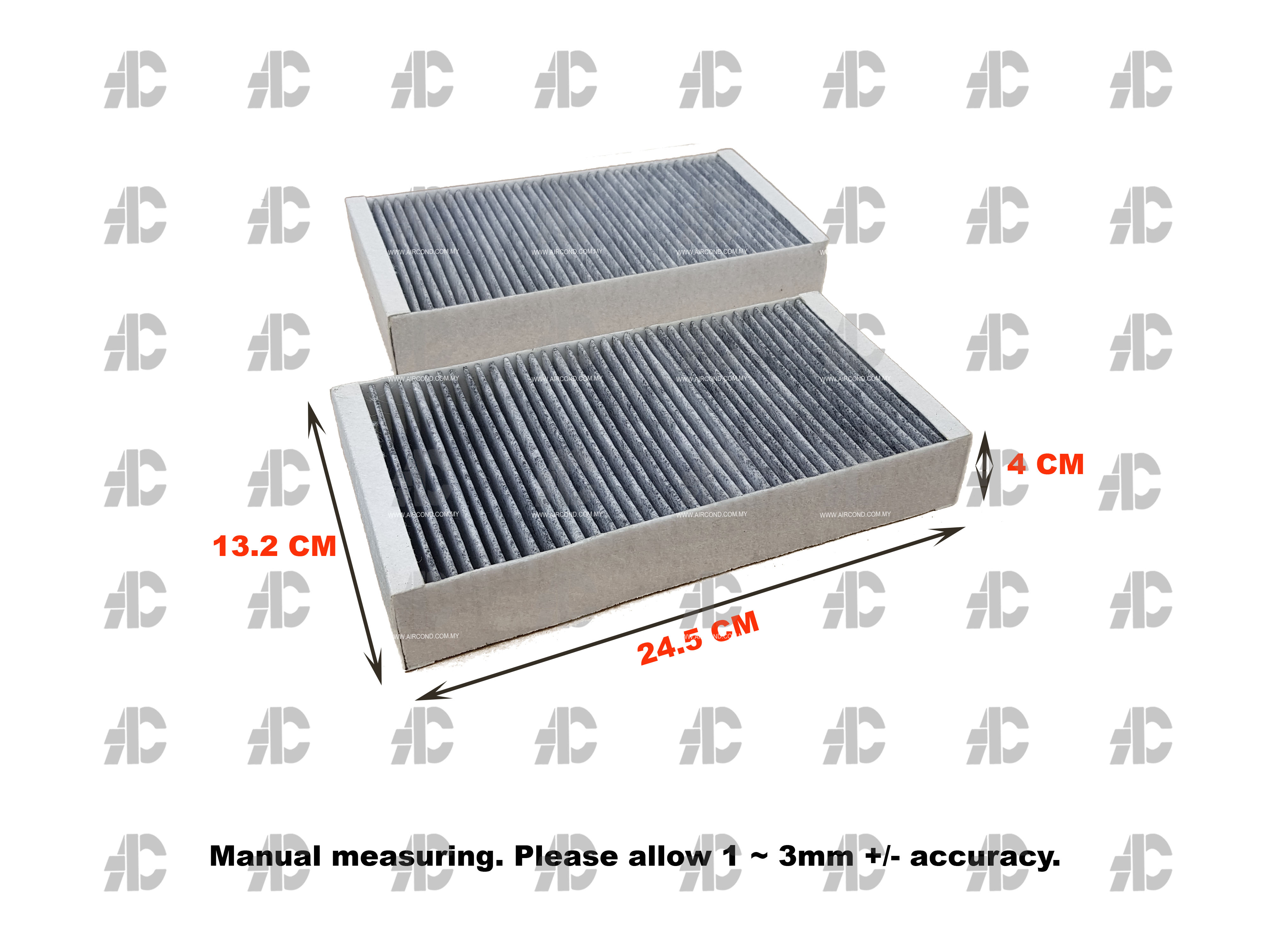 CABIN AIR FILTER MERCEDES BENZ W164 ML350 , W251 RCLASS (ACTIVE CARBON)